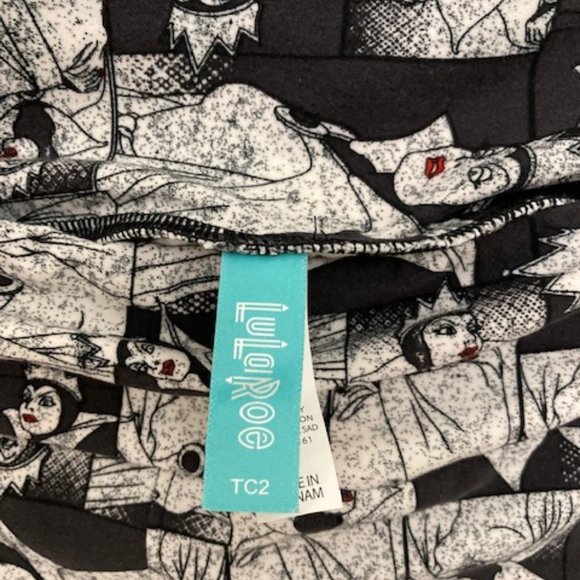 LuLaRoe OS Evil Queen Leggings - Sz TC2 - Picture 3 of 5